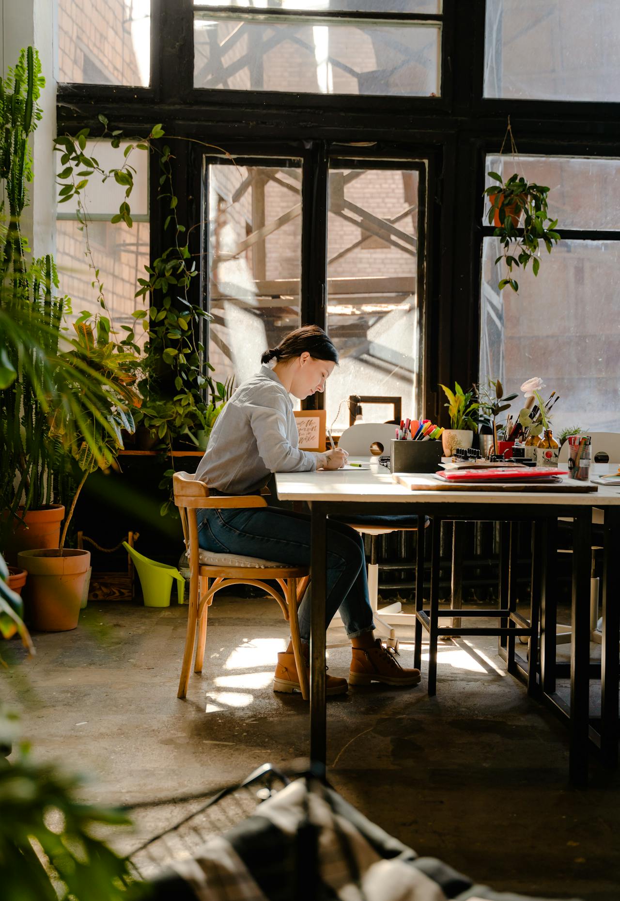 sitting-woman